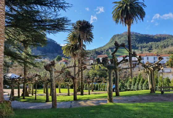 Exteriores del Gran Hotel Balneario Spa de Puente Viesgo en Cantabria